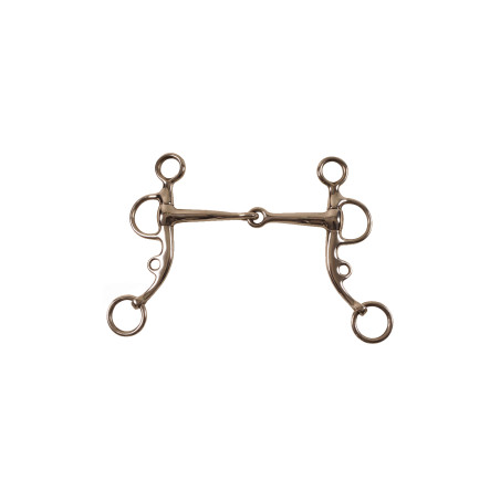 Mors argentino snodato in metallo solido Umbria Equitazione