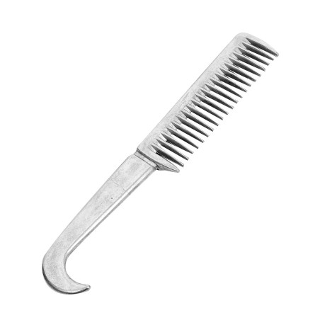 Pettine in alluminio con nettapiedi Umbria Equitazione