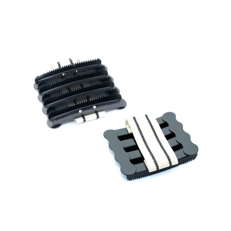 Striglia rettangolare metallica quadrata Umbria Equitazione