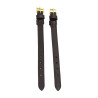 Cinghia per morso corto Micklem Horseware Rambo Ottone - Nero