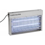 Ammazzamosche elettrico in acciaio inox ECOKILL IPX4 blu