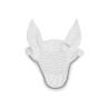 Cuffia antimosche pony Derby cotone - Bianco / argento / bianco
