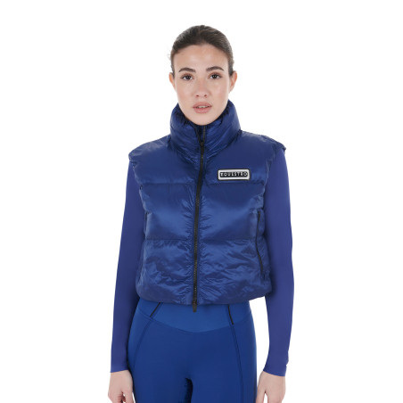 Gilet corto con zip da donna Equestro