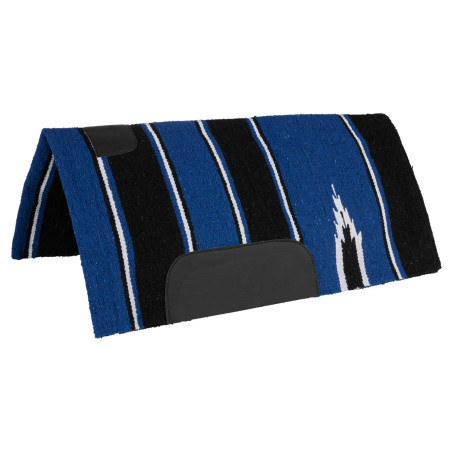 Tappeto Navajo con inserto in pelle