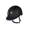 Casco HKM Illusion - Nero / argento lucido