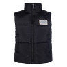 Gilet trapuntato Lauria Garrelli Livigno - Nero