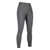 Leggings HKM Jil a vita alta con inserti in silicone - Grigio