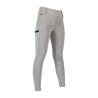 Leggings Lauria Garrelli Livigno con fondo intero in silicone - Grigio pietra