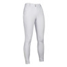 Pantaloni HKM Ari a vita media con rinforzi in silicone - Bianco