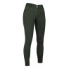 Pantaloni HKM Ari a vita media con rinforzi in silicone - Verde oliva