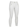 Pantaloni HKM Lia a vita alta con grip in silicone a tutta lunghezza - Bianco
