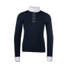 Polo da concorso HKM Emilia Kids - Blu scuro