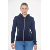 Felpa con zip Harcour Sworm donna - Marina
