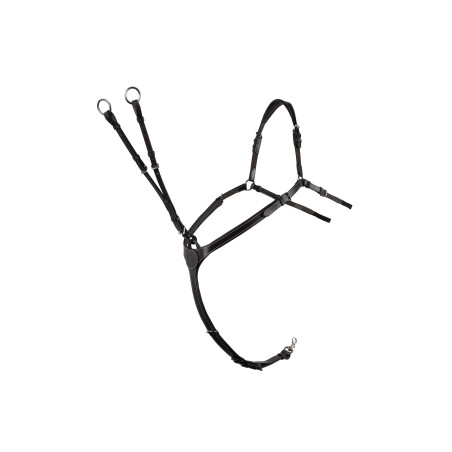 Pettorale martingala Montar in cuoio conciato