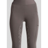 Leggings Montar Selena logo full grip donna - Grigio