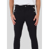 Pantaloni Montar Gary uomo grip ginocchia - Nero