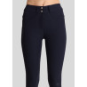 Pantaloni da equitazione Montar a vita alta ESS Megan Vol 2 Curve donna - Blu marino scuro