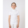 Polo da concorso Montar Bling Junior - Bianco