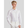 Polo da concorso Montar MoWill maniche lunghe donna - Bianco