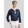 Polo da concorso Montar MoWill maniche lunghe donna - Blu marino scuro