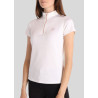 Polo Montar Everly Mon Tech donna maniche corte rosa oro - Bianco