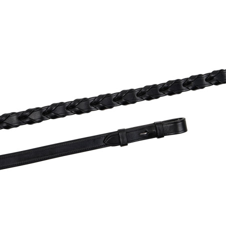 Redini Montar intrecciate in cuoio con ganci francesi in cuoio conciato