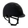 Casco Equestro logo in rilievo Meteor unisex - Nero