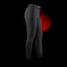 Pantaloni slim fit da donna Equestro Ridertechnology con cuciture termosaldate - Nero