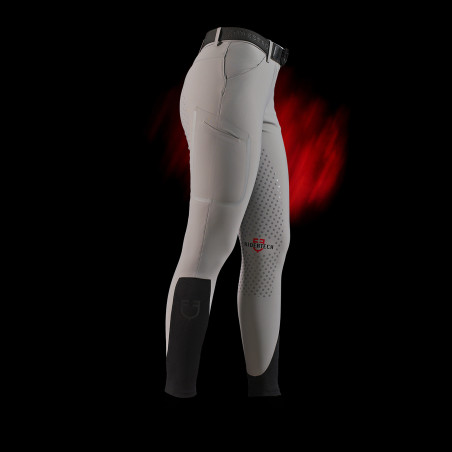 Pantaloni slim fit da donna Equestro Ridertechnology full grip