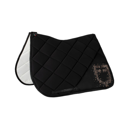 Tappeto da salto con logo in strass Equestro