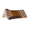 Sottosella western con imbottitura in lana sintetica Pool's - Marrone / arancione