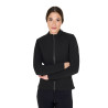 Giacca softshell da donna in tessuto tecnico imbottito Equestro - Nero