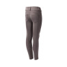 Pantaloni da equitazione termici full grip Horze Rhea bambino con tasche posteriori - Nero