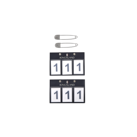 Porta numero Kingsland 3 tasche venduto in confezione da 2