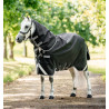Coperta Horseware Rambo Supreme Turnout Vari-layer 1680D 250g - Nero / temporale / grigio argento