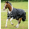 Coperta Horseware Amigo Bravo 12 XL 250g - Nero / grigio titanio / argento