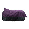Coperta highneck HKM Glasgow 1200D fodera in pile - Lilla / nero