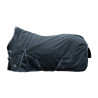 Coperta highneck HKM Glasgow 1200D fodera in pile - Nero