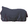 Coperta highneck HKM Halifax 1680D 100g - Grigio / blu scuro
