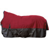Coperta highneck HKM Louisville 1680D in pile - Rosso / nero