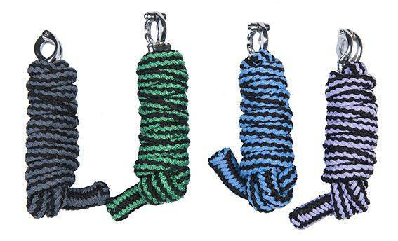 Lunga intrecciata con moschettone antipanico HKM Casuale Arancione