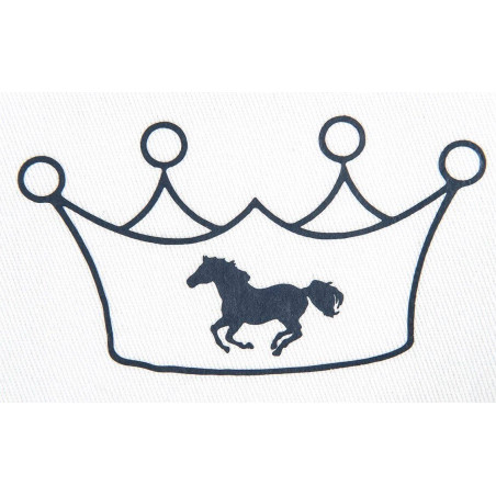 Toppa termoadesiva corona e cavallo HKM