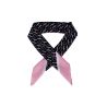 Foulard Harcour Sarja - Nero / rosa / bianco