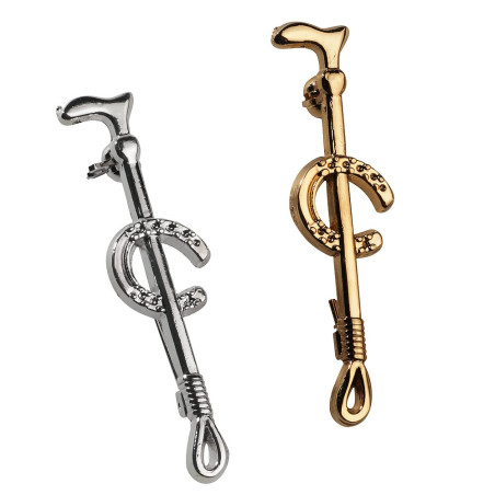 Spilla da cravatta Equithème ferro di cavallo