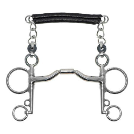 Mors pelham Metalab Elite curvo con aste lunghe