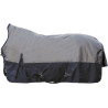 Coperta highneck HKM Memphis 1680D fodera leggera - Grigio / nero