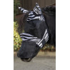 Maschera anti-mosche Zebra Shetty HKM - Nero / bianco