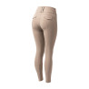 Pantaloni da equitazione da donna B Vertigo termici con grip integrale Enya - Marrone fango