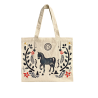 Totebag Natale Gwapa Harcour - Naturale / blu