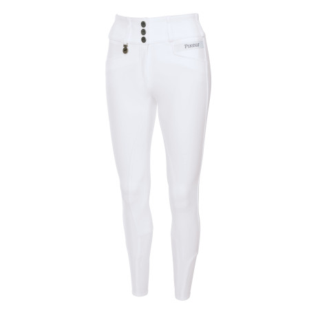 Pantaloni Pikeur Candela con fondo in pelle da donna McCrown Ganzbesatz